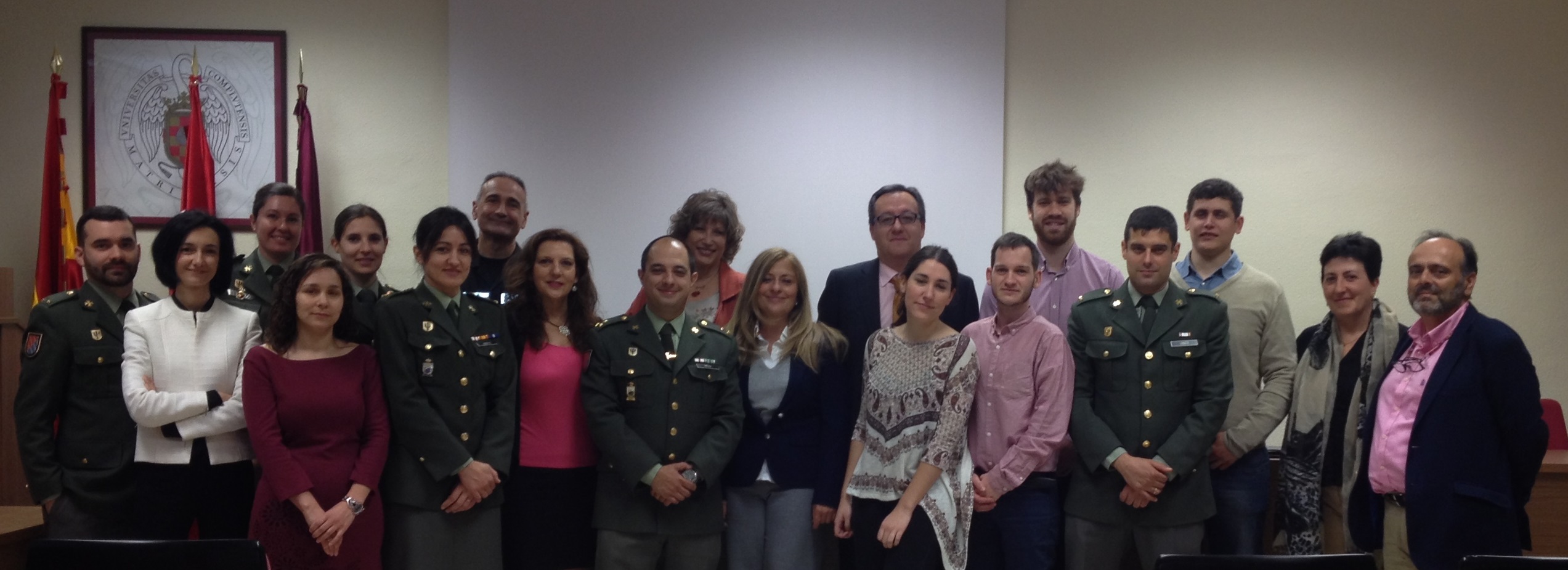 Clausura de la 3ª edición del Diploma de Formación Continua UCM-UME "Intervención psicológica en desastres"